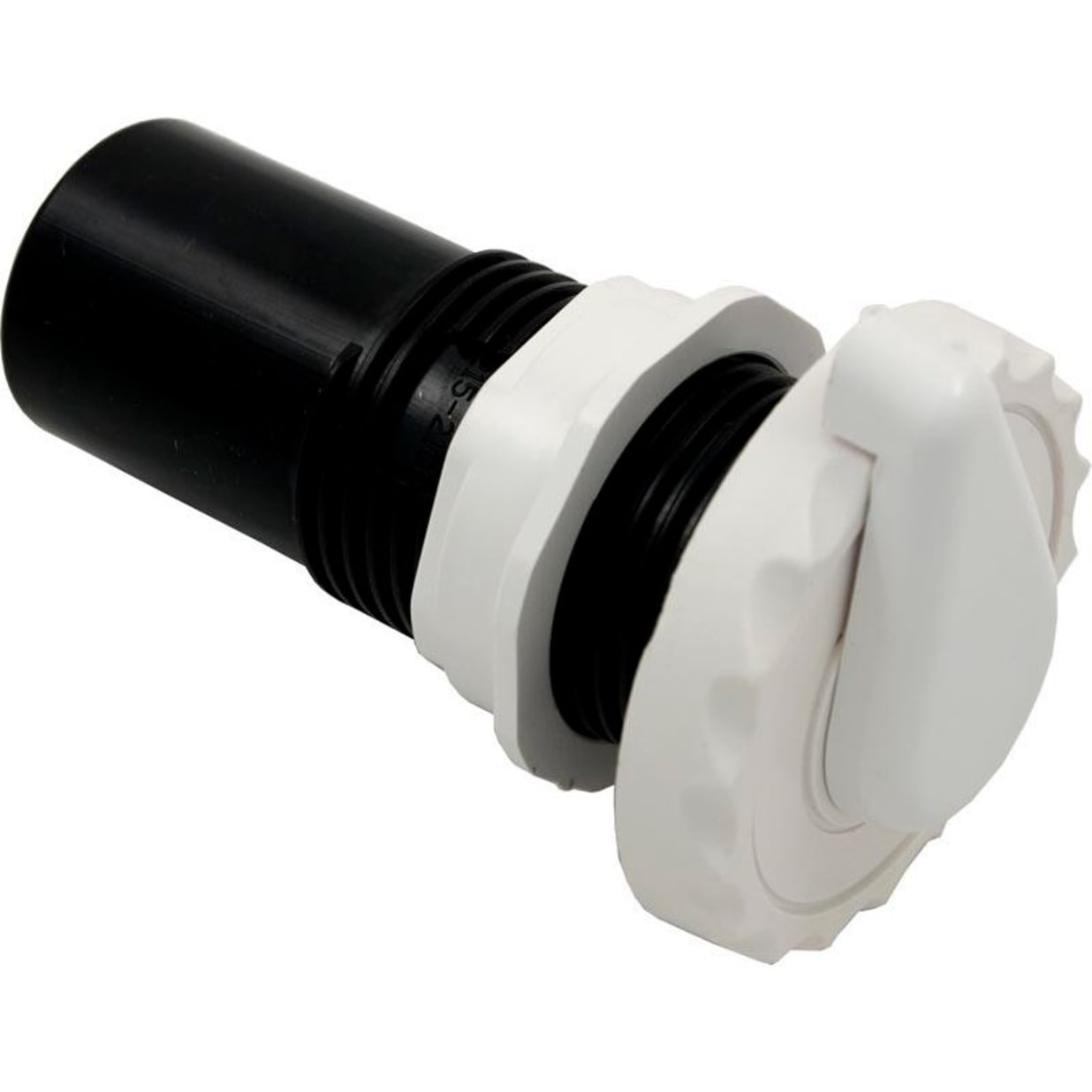 1" Scalloped Top Access Silent Air Control - White