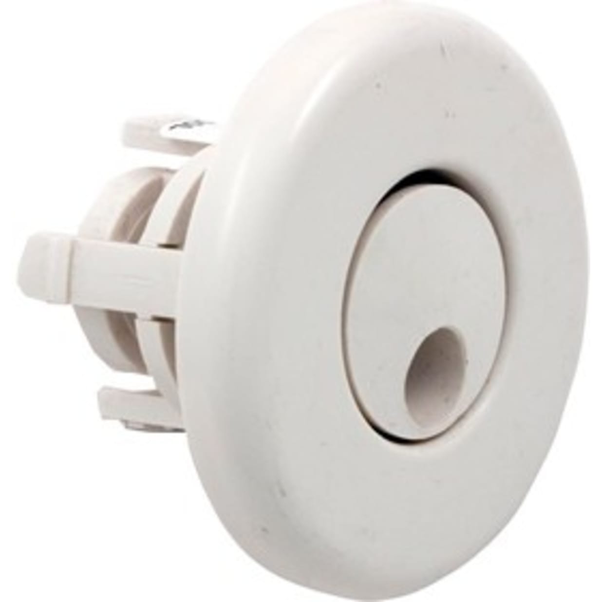 Mini Jet Adjustable Internal, Whirly, Smooth Face, White