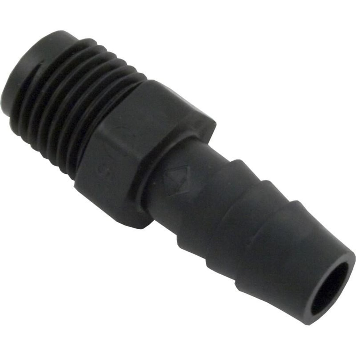 Barb Adapter, 1/4"MPT x 3/8"Barb