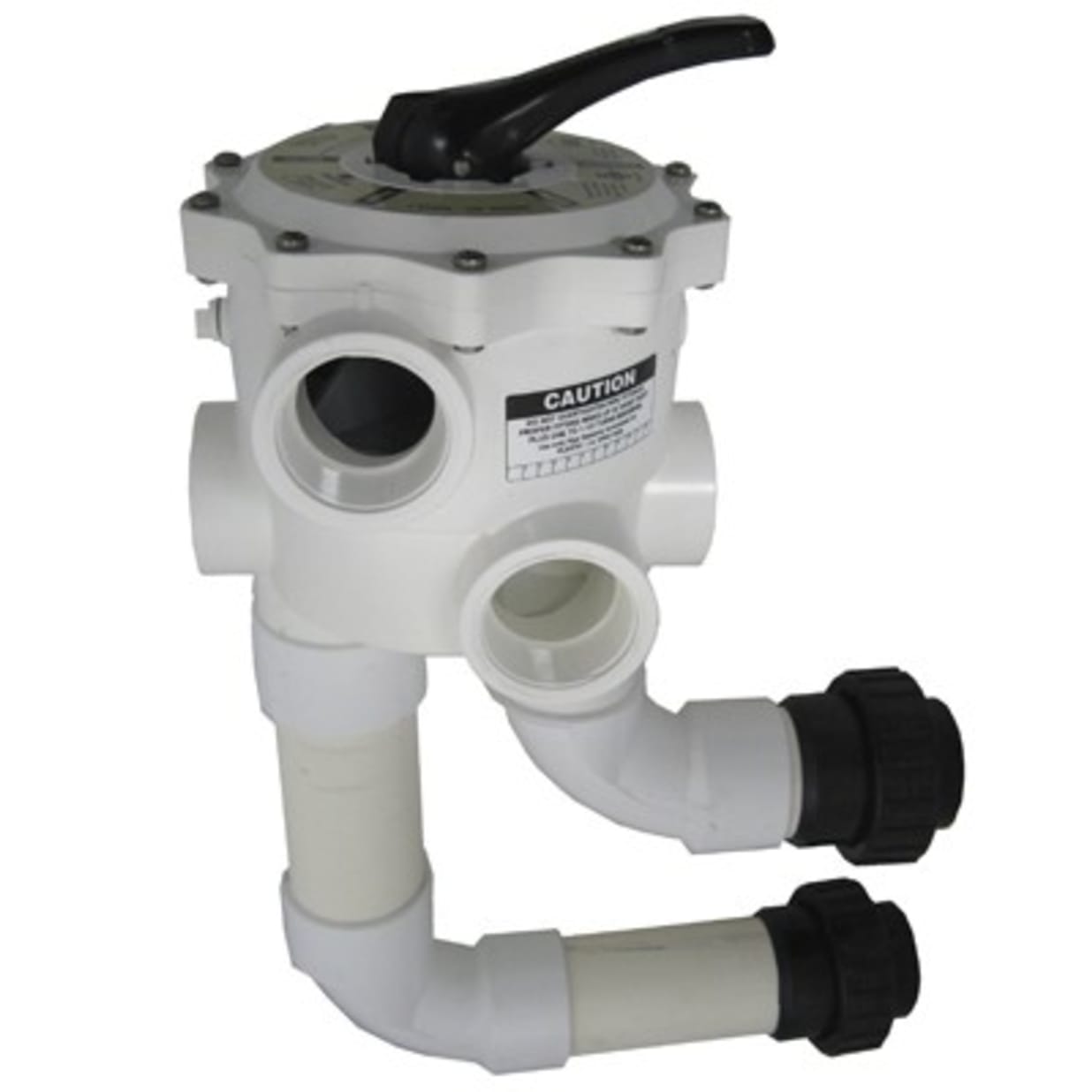 2" DE Filter Multiport Valve, Side Mount, w/ Unions