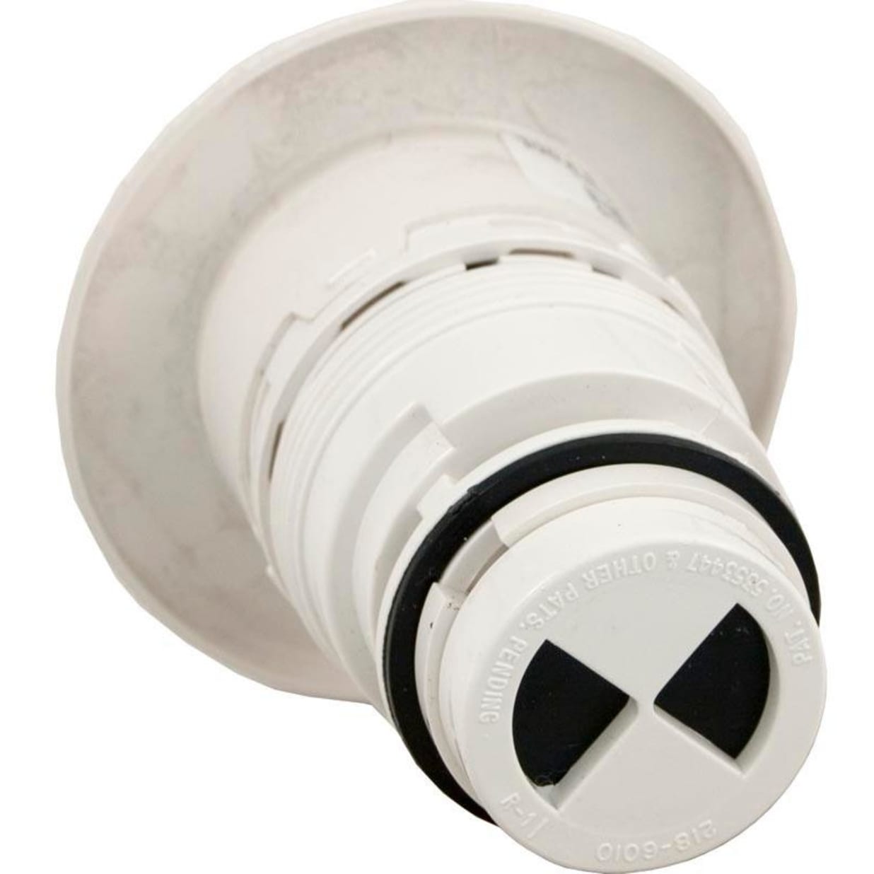Poly Jet Internal, Roto, Textured, 5-Scallop, White