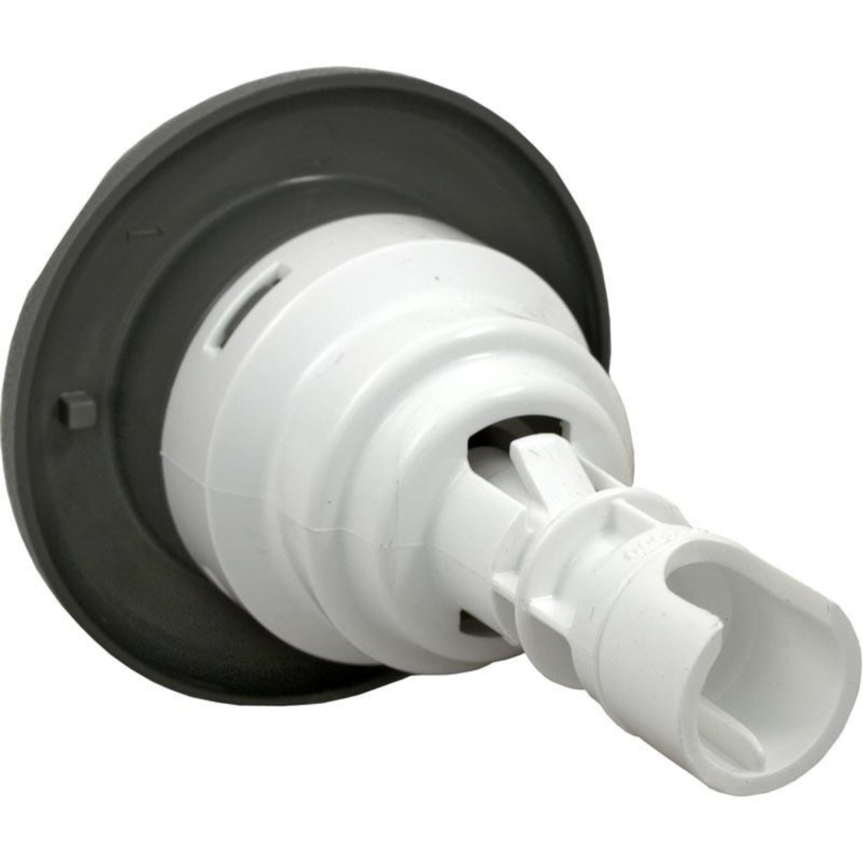 Jet, Poly Storm II Internal, 5 Point Scallop, Gray