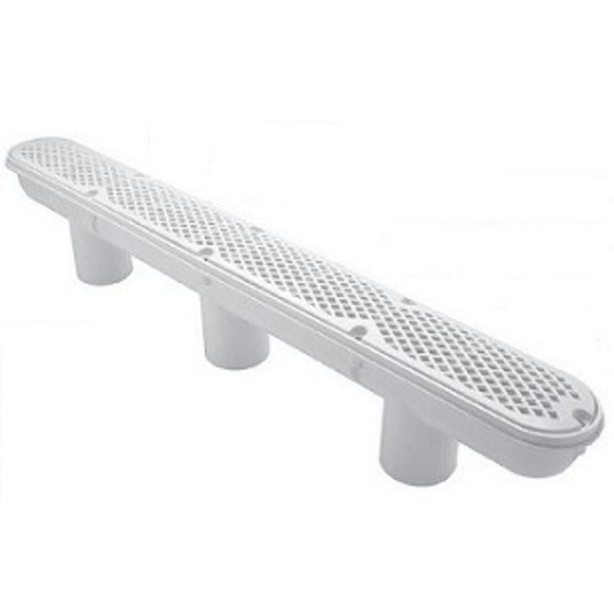 32" 3-Port Plaster Sump Main Drain with Diamond Grate