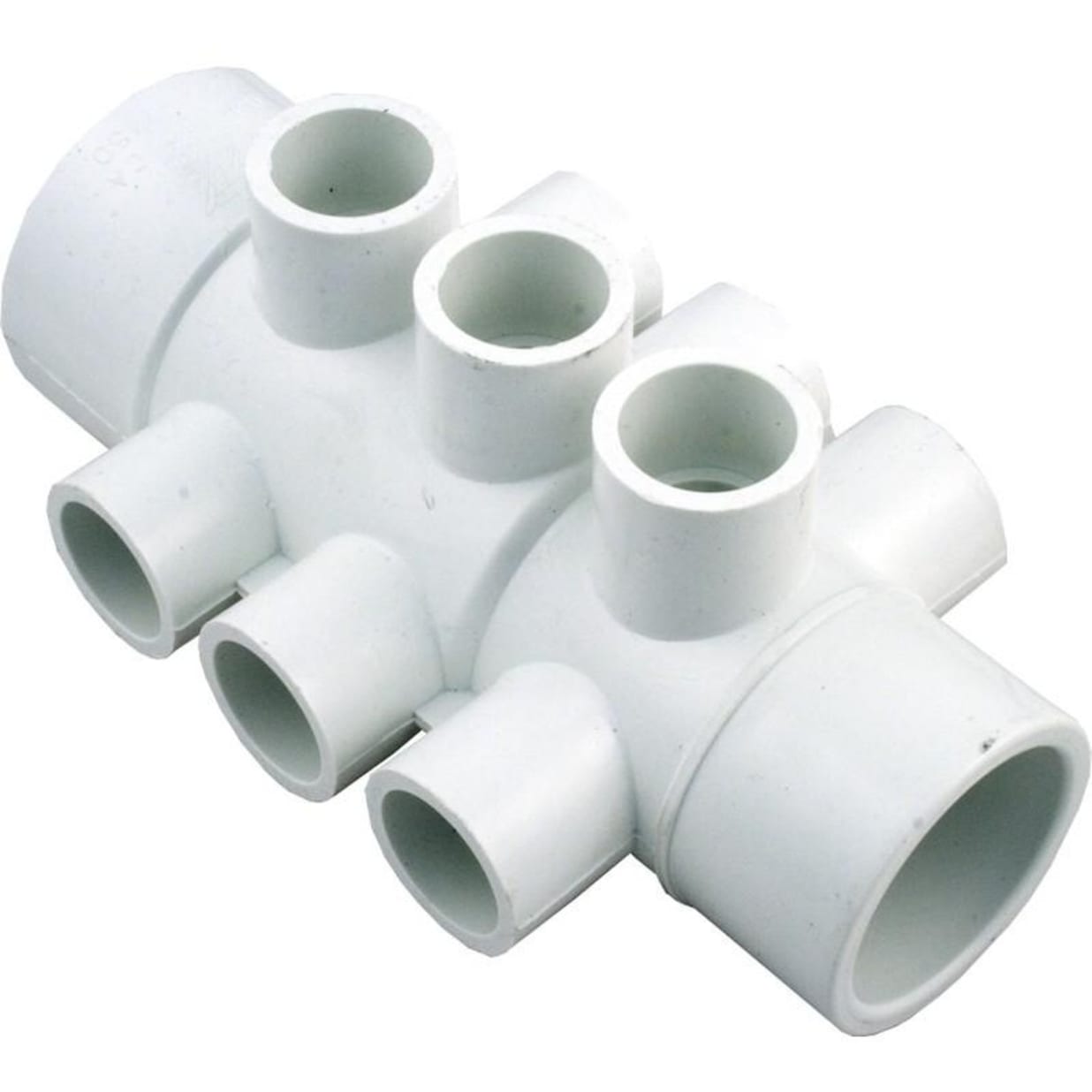 Manifold 2" Slip x 2" SPGx (9) 3/4" Ports