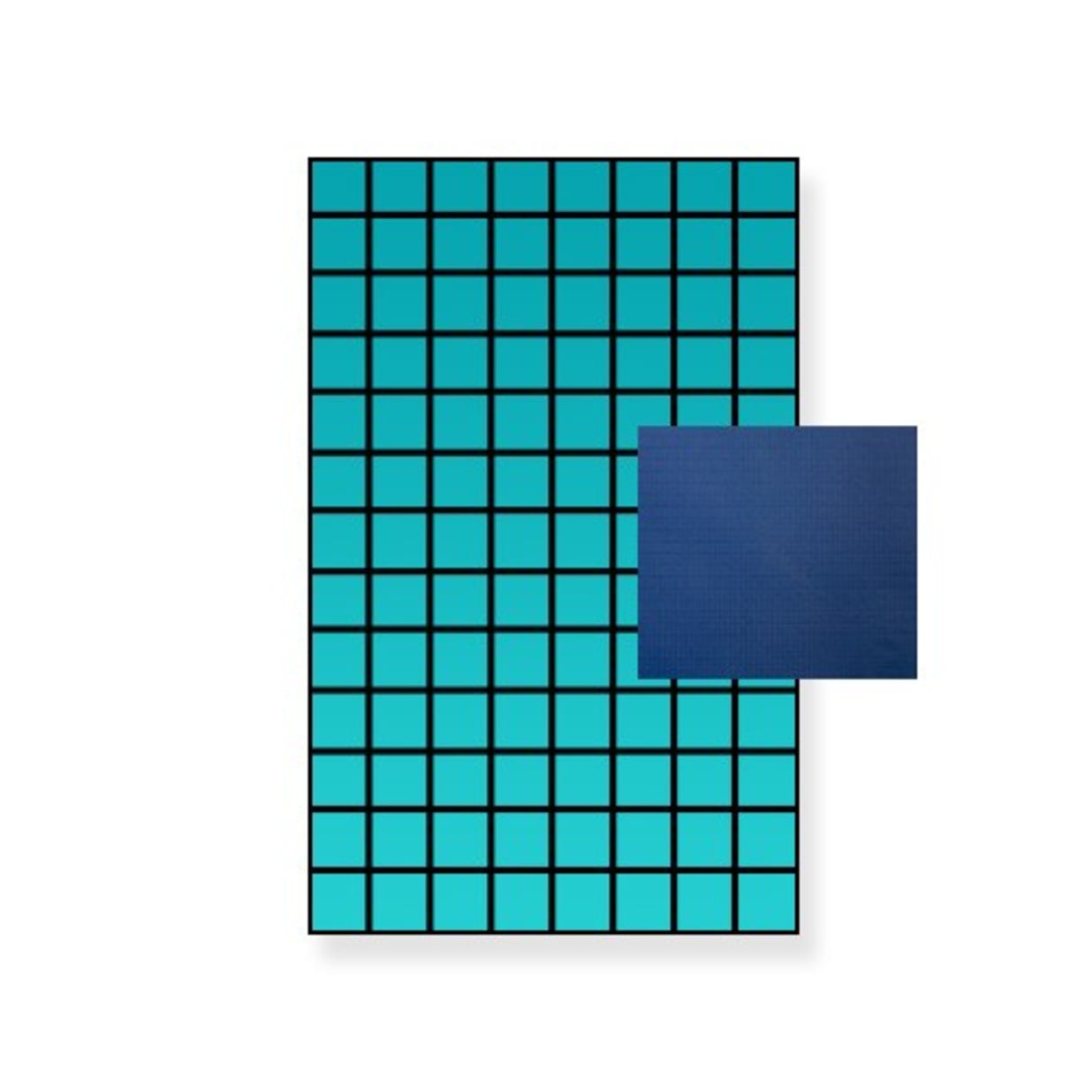 15'x30' Emperor Solid Rectangle Safety Cover, Blue, 15 Yr. Warranty