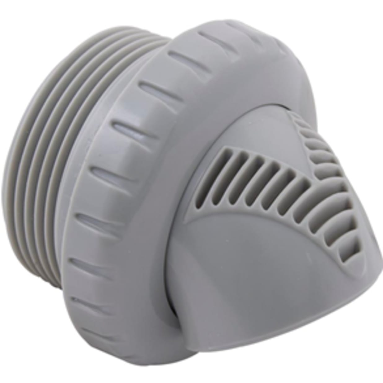 Inlet Fitting, Return Line Venturi, Infusion, Light Gray