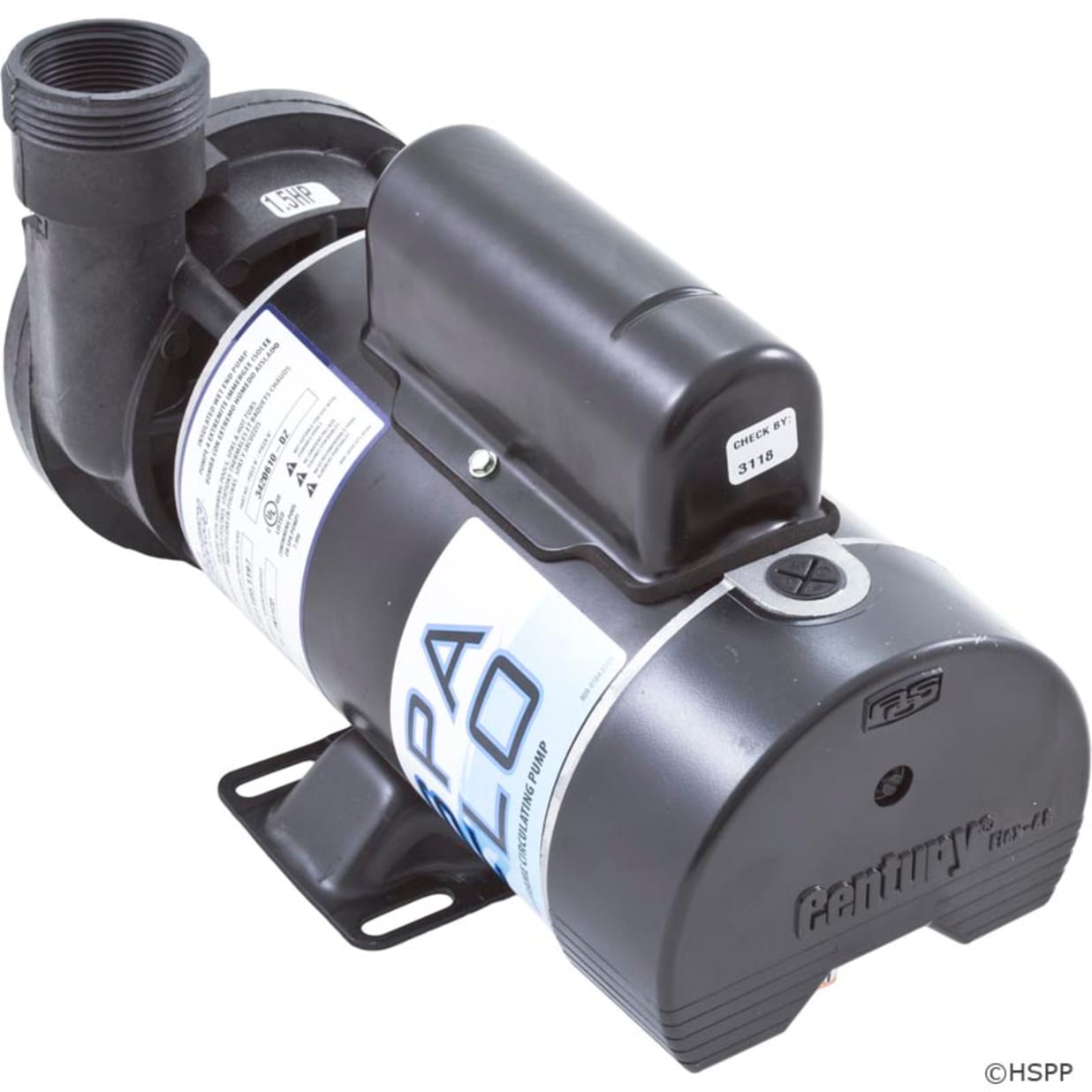1.5HP 2-Speed Spa-Flo Pump - 48 Frame