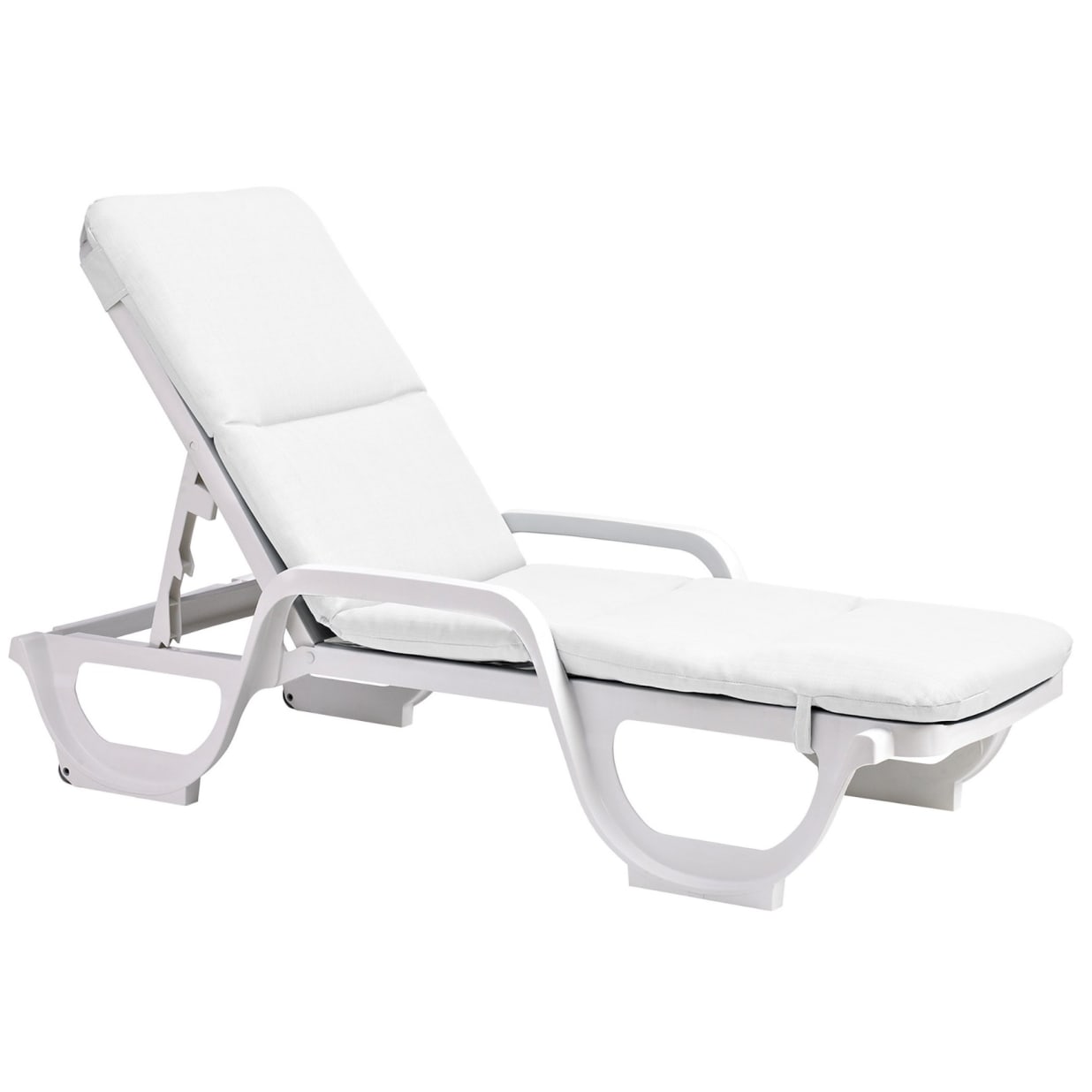 Cushion with Hood for Bahia Chaise, White 