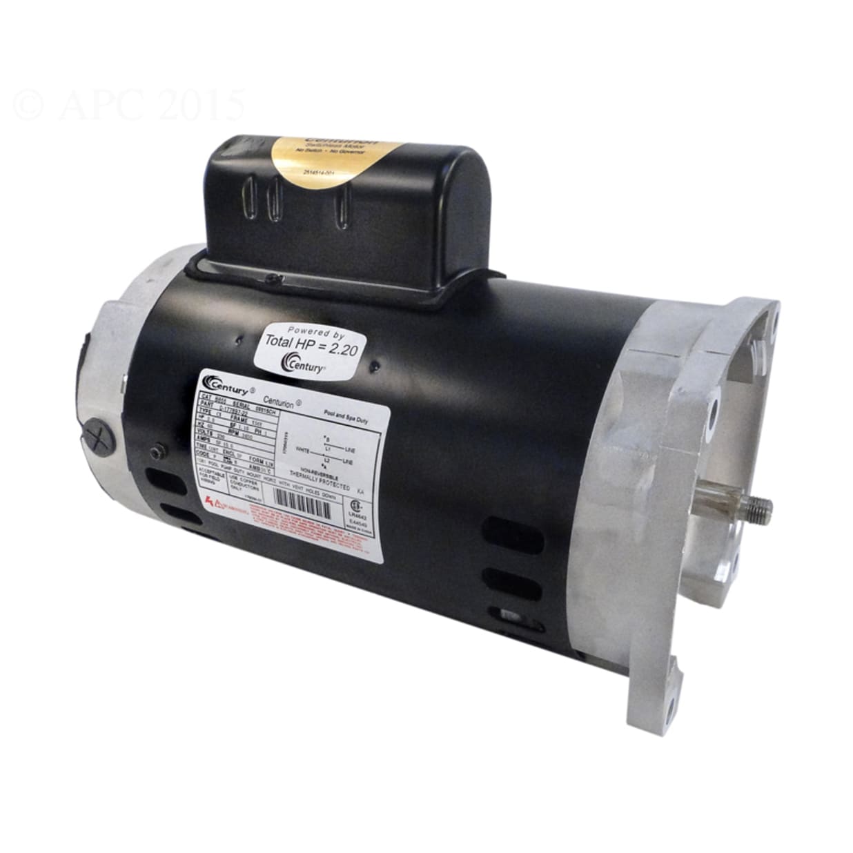 kyu0909☺︎ Square Flange Full Rated 2HP 2 Speed, 230V