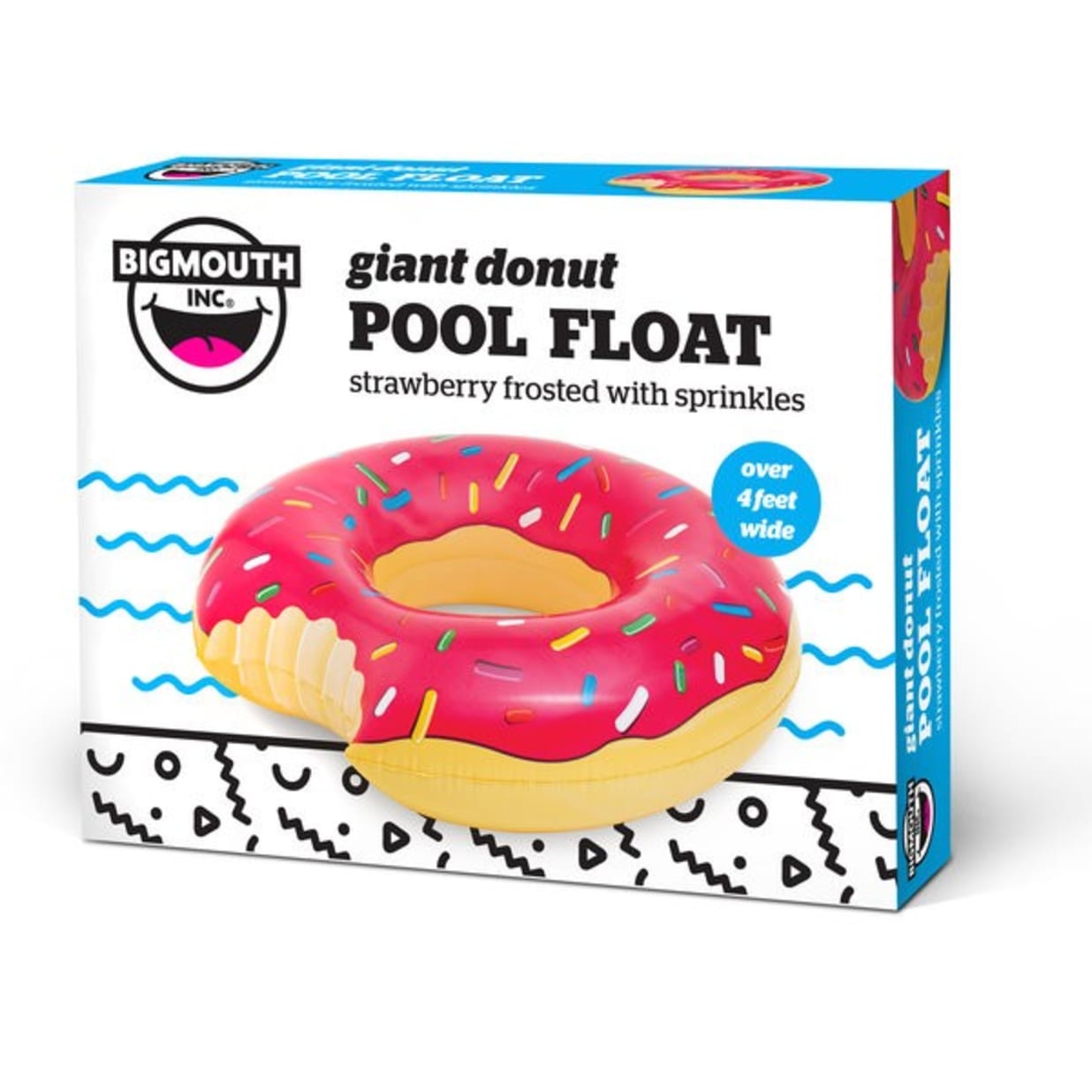 Giant Strawberry Donut Pool Float