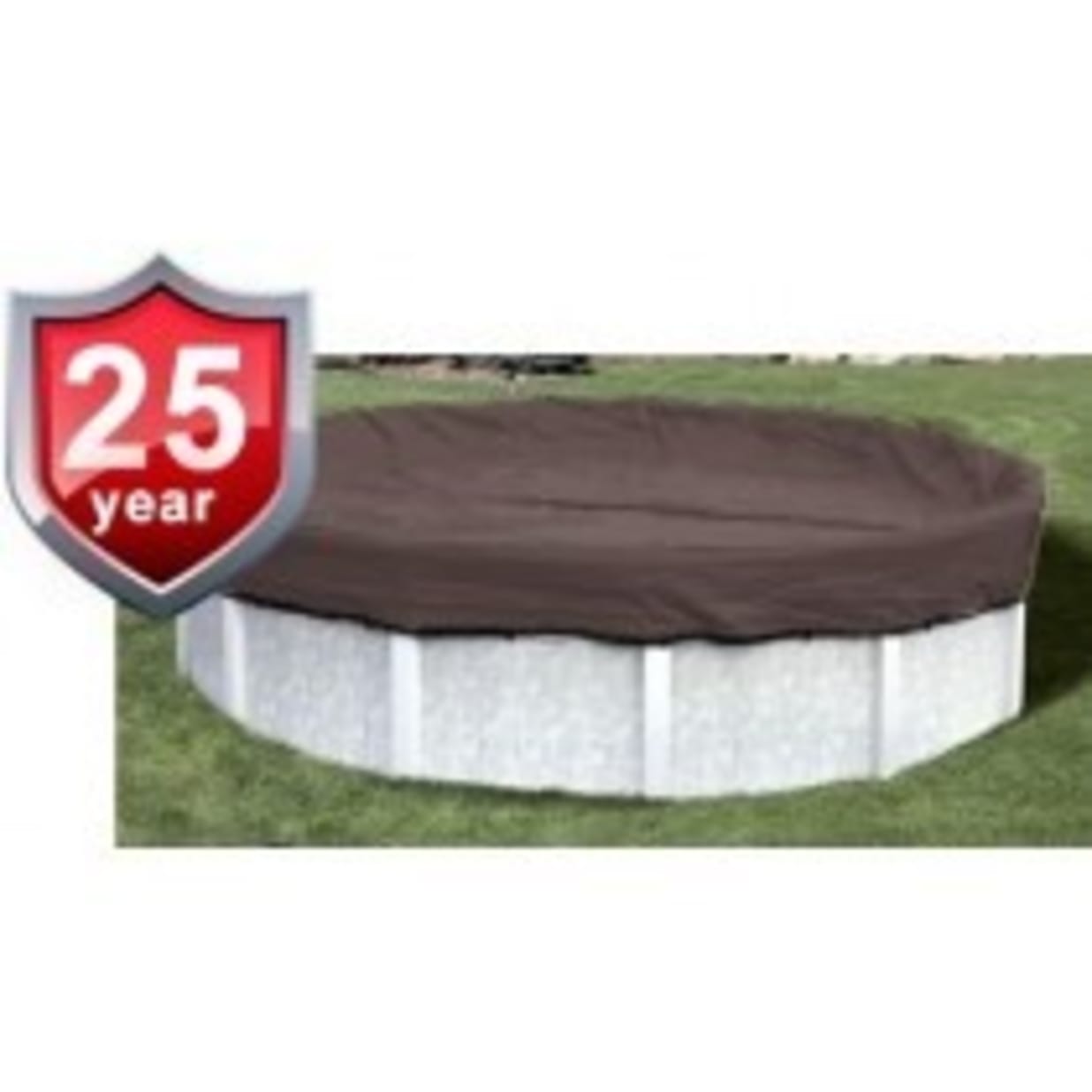 12'X20' Solid , Oval Ultra Premium Winter Cover, 25 Year Warranty