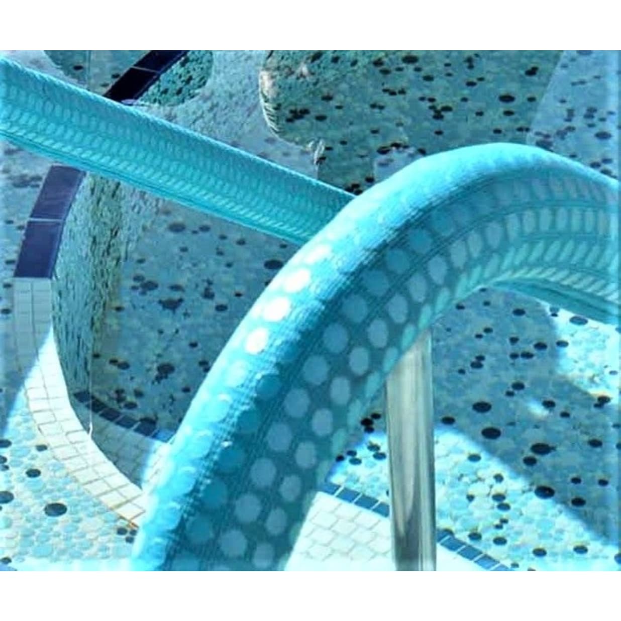 8' Pool Rail Cover, 1.9" Diameter - Indian Teal