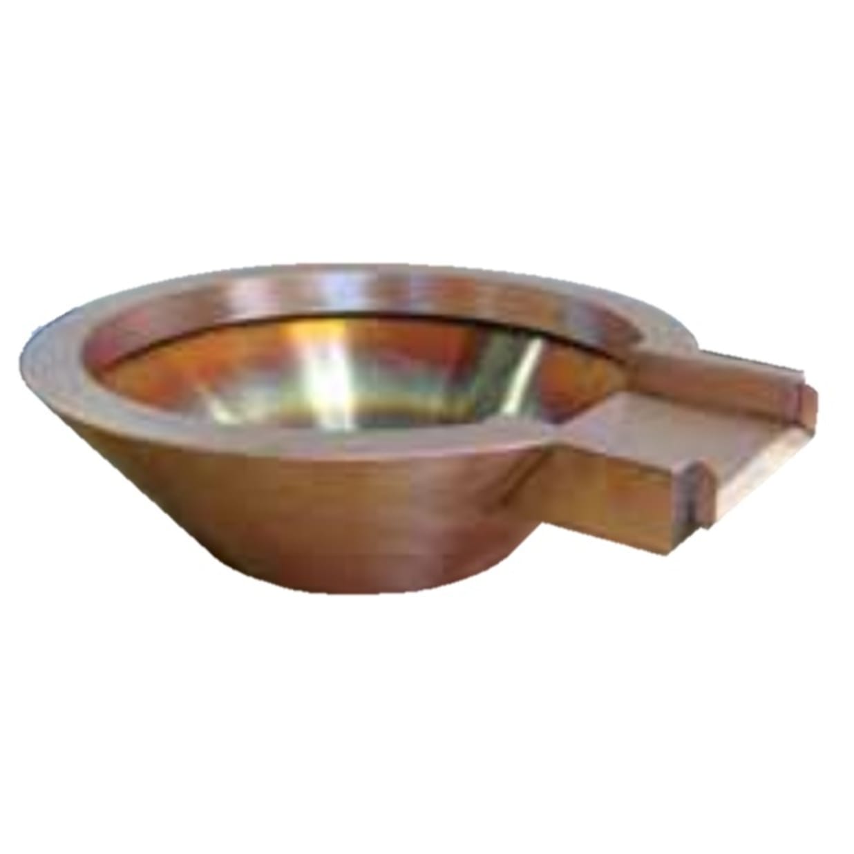 28" Copper Round PO Pot - Medium Profile