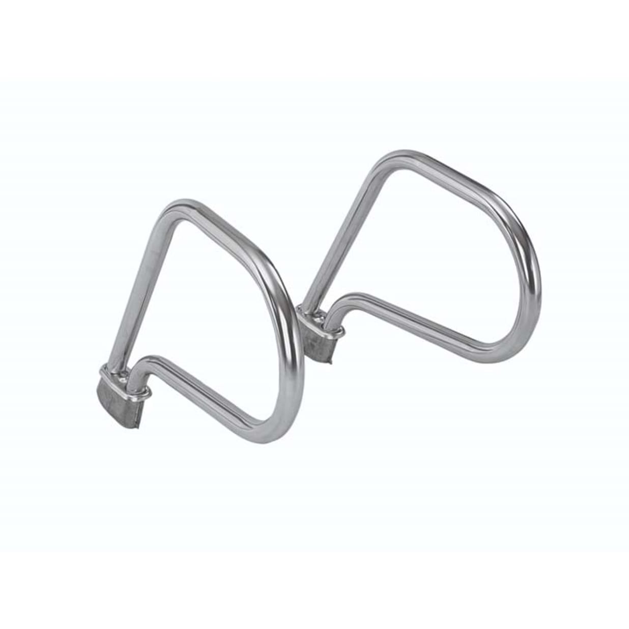 Residential Stainless Steel Ring Handrails w/ Bronze Anchors, .049" (Pair)
