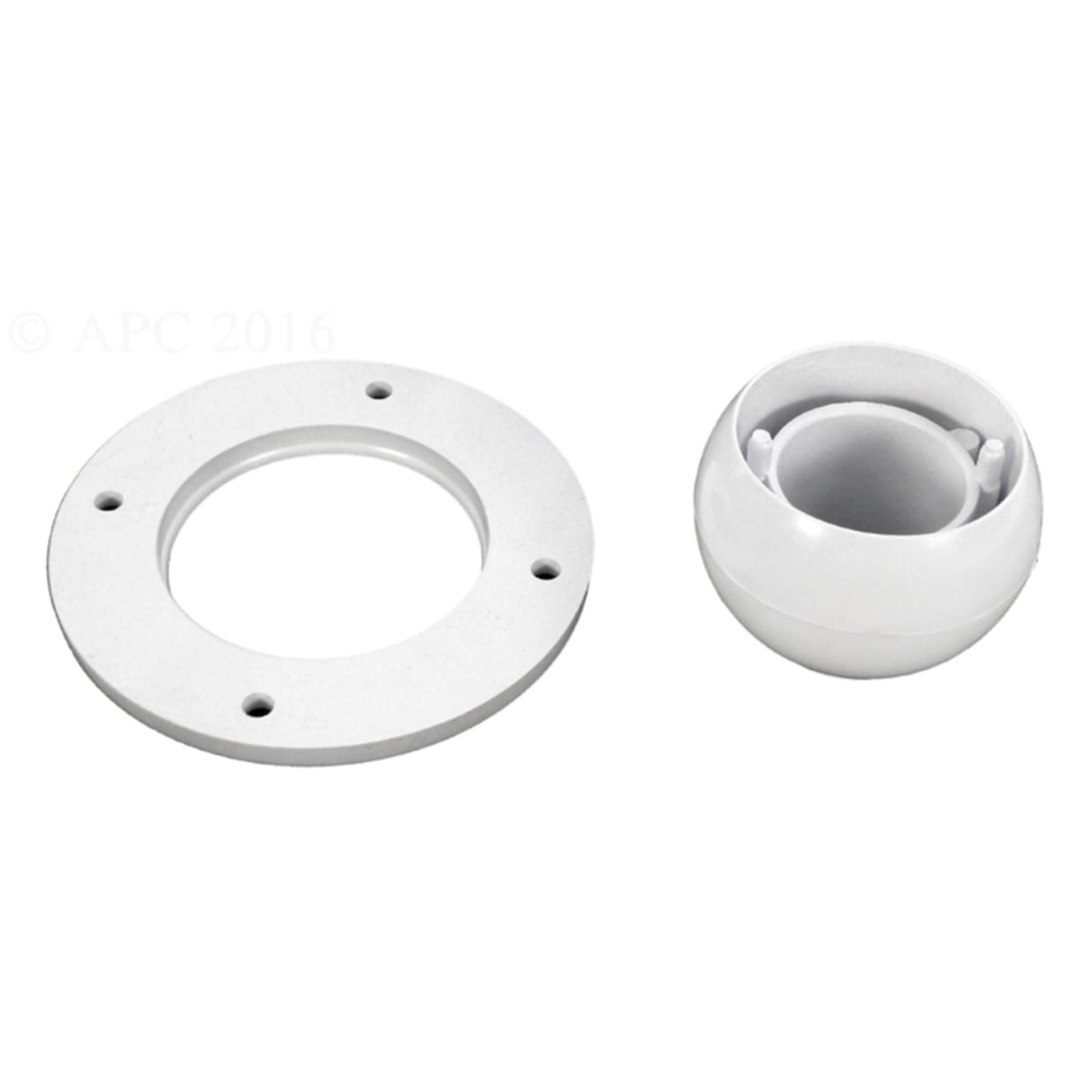 Face Plate Inlet Eyeball Kit with Screws