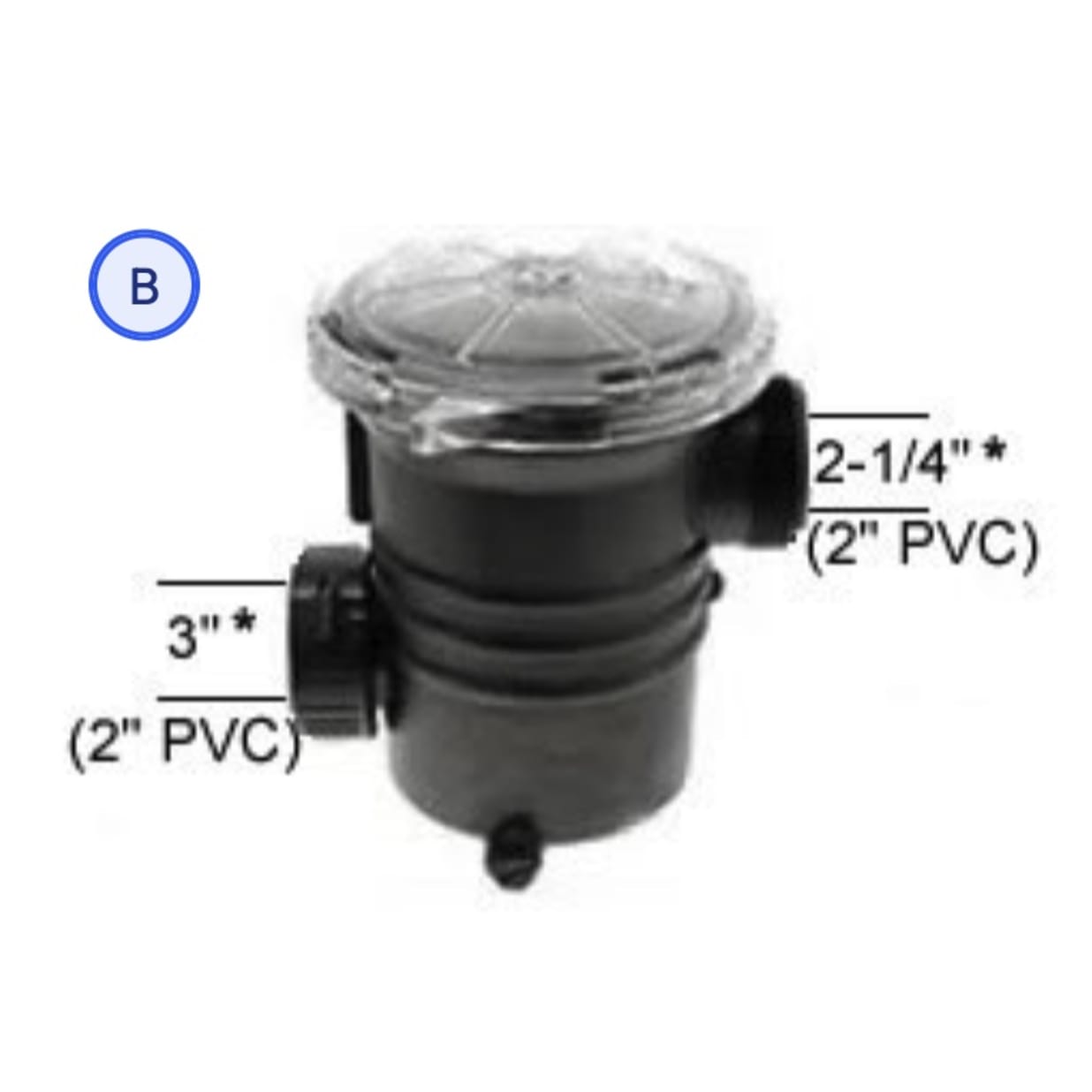 6" Pump Trap Assembly 2"x 2"