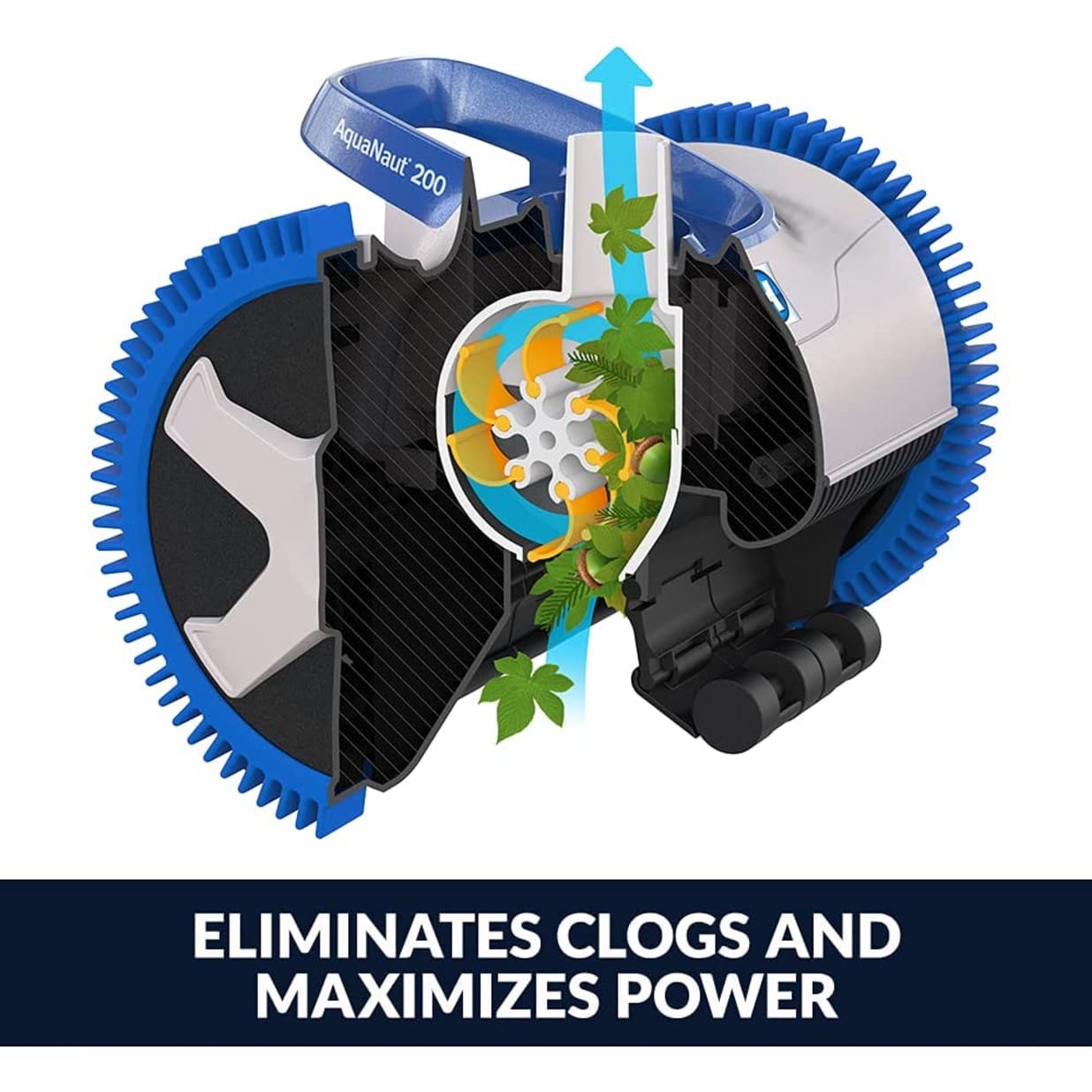 AquaNaut 200 2-Wheel Suction Cleaner