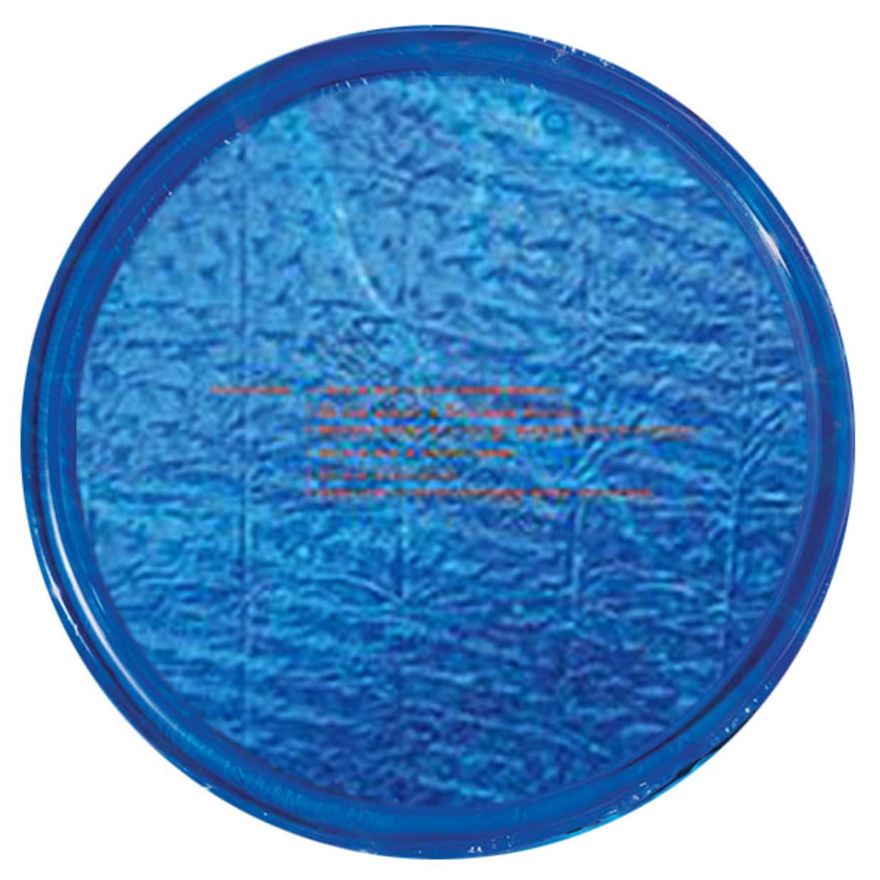 5 ft Plain Blue Solar Sun Ring with Water Anchor