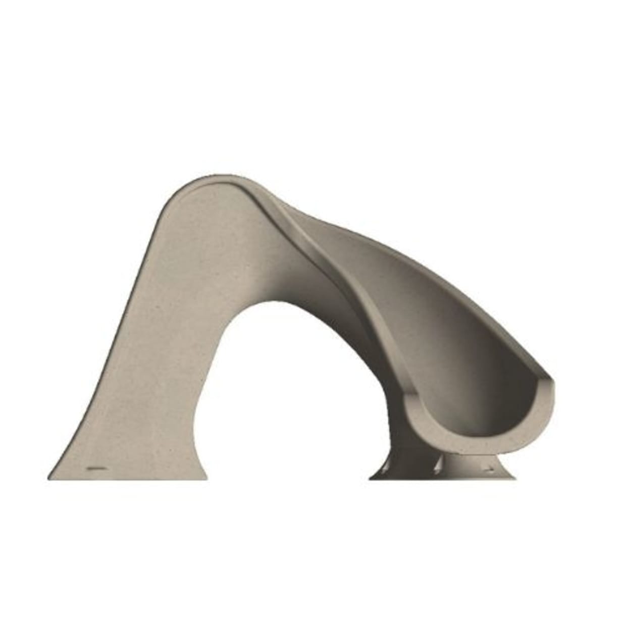 Splash Water Slide Right Turn, Sandstone
