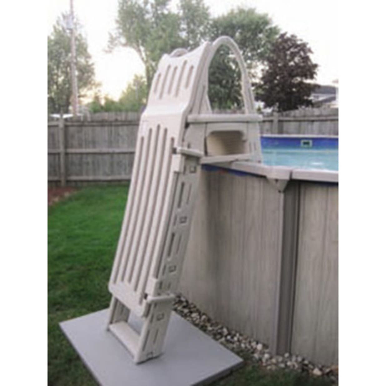 Roll-Guard Self-closing, Self-latching Gate, Plastic, for #7200 Ladder