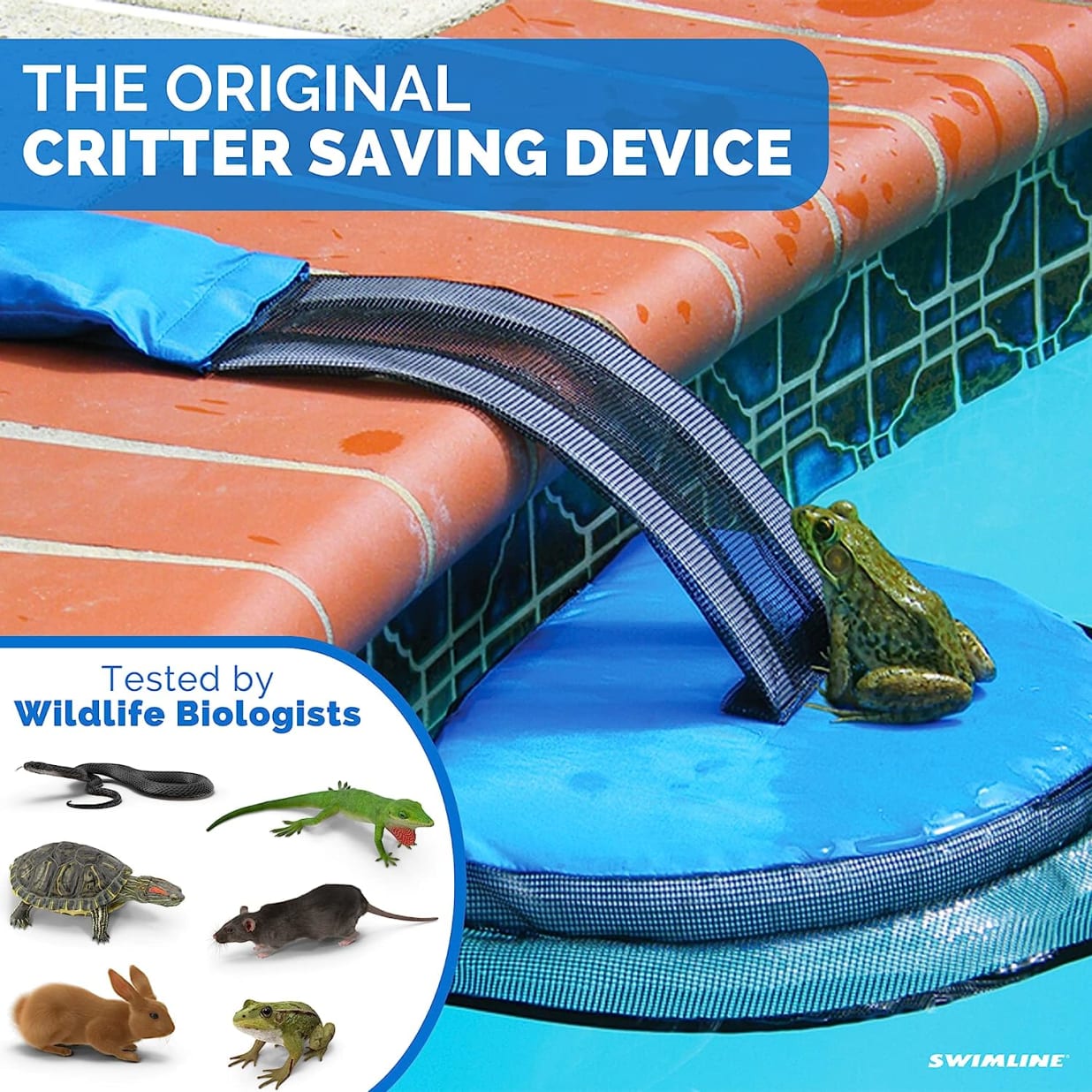 FrogLog Animal Saving Escape Ramp for Swimming Pools