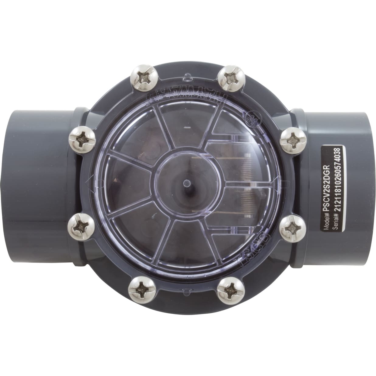 2"x 2.5" Straight PVC PSV Check Valve