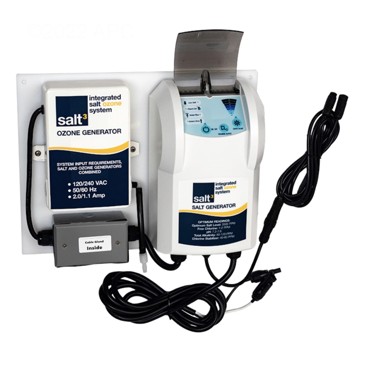 Solaxx SALT340A | Salt3 Salt Ozone System for Enhanced Pool Water