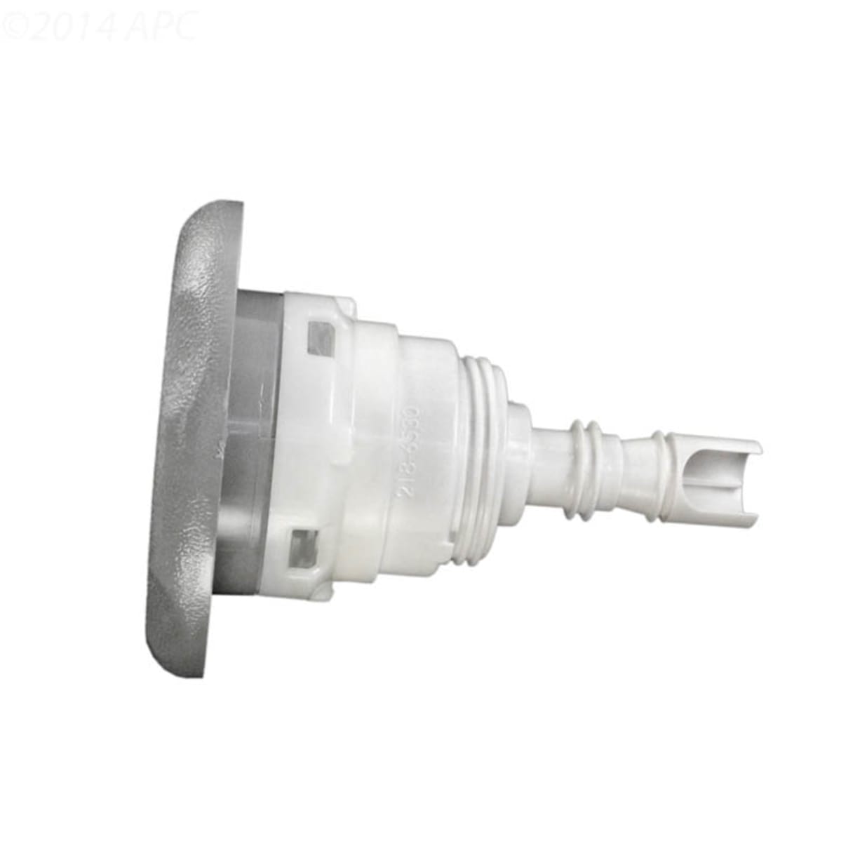 Thread-in 5-Scallop Roto Poly Storm Gunite Jet Internal Gray