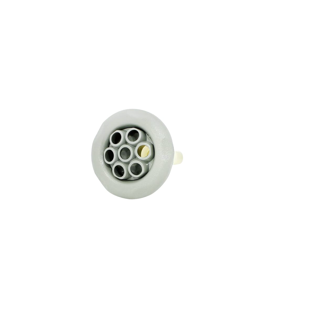 Thread-in 5-Scallop Massage Poly Storm Gunite Jet Internal Gray