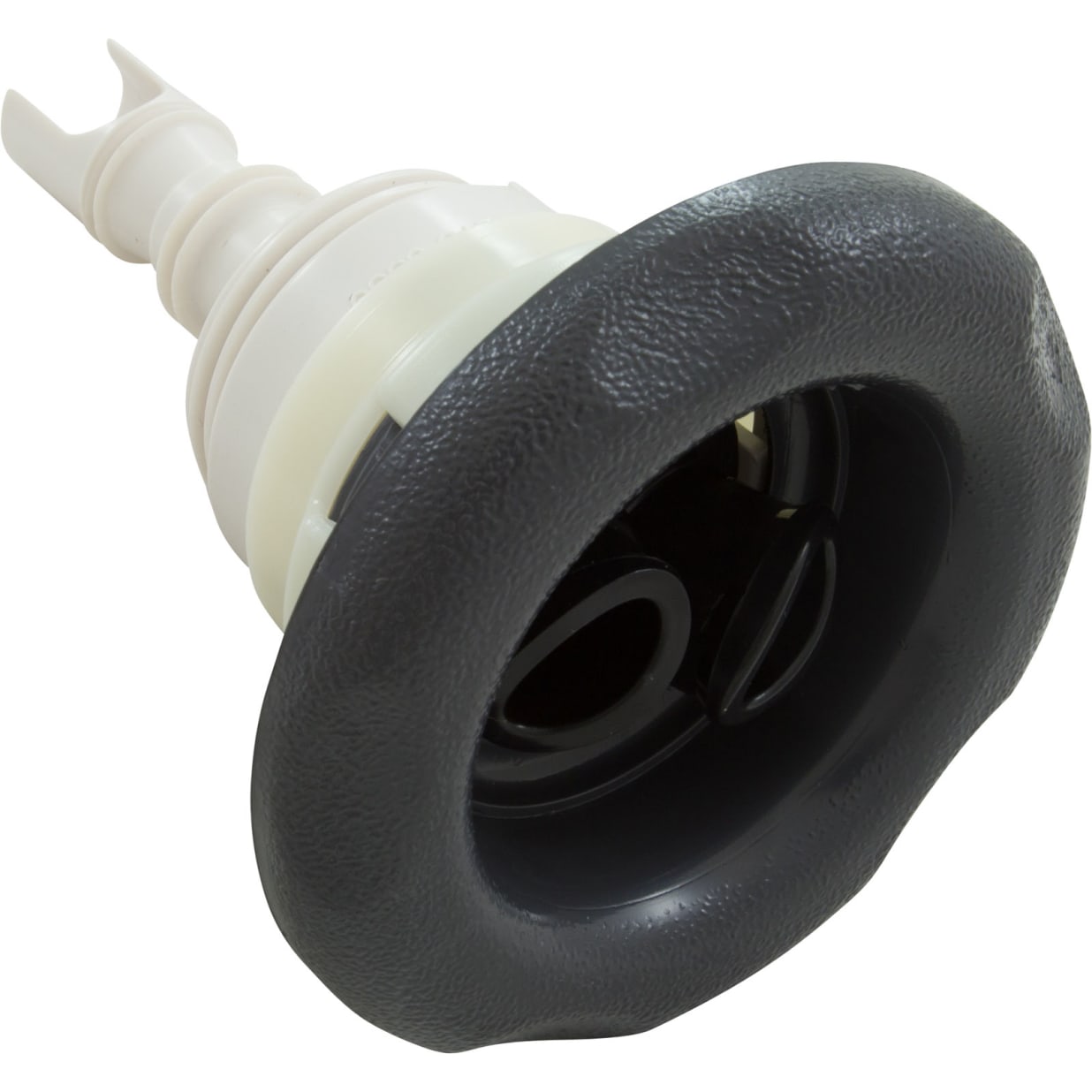 Thread-in 5-Scallop Twin Roto Poly Storm Gunite Jet Internal, Dark Gray
