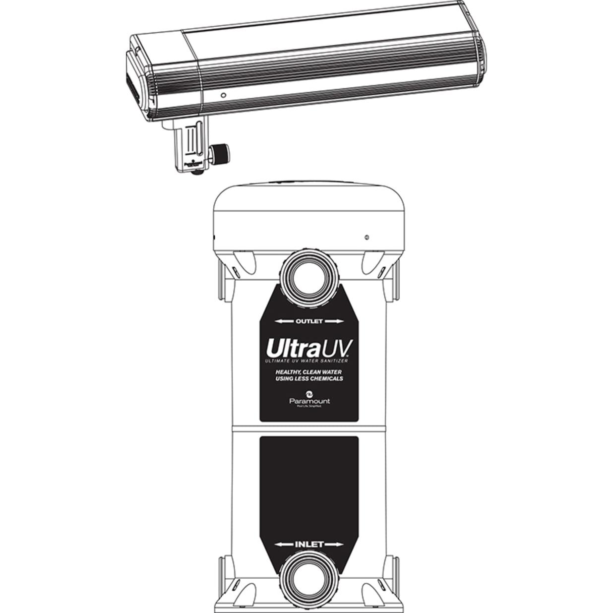 Ultra UV2 And Clear O3 System 120V, 2-Lamp