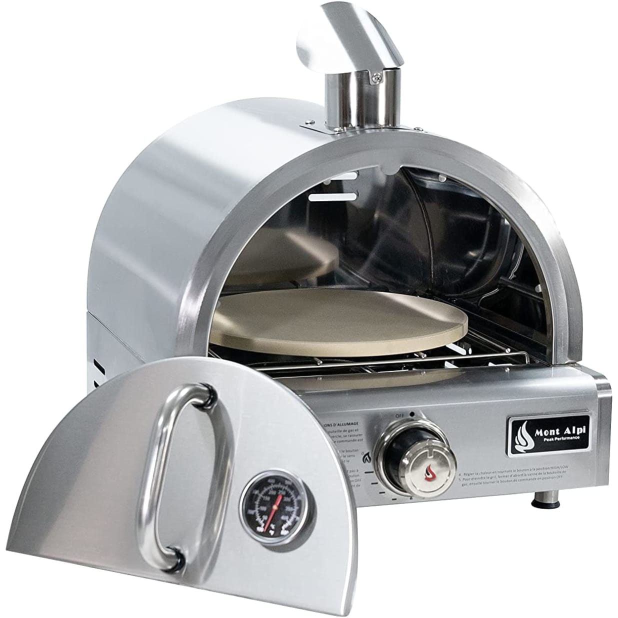 Stainless Steel Countertop Propane Pizza Oven