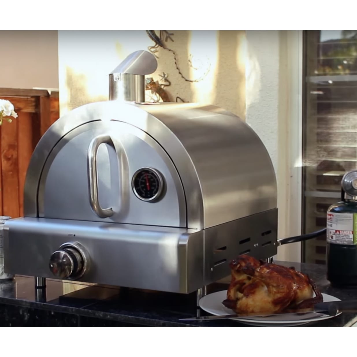 Stainless Steel Countertop Propane Pizza Oven