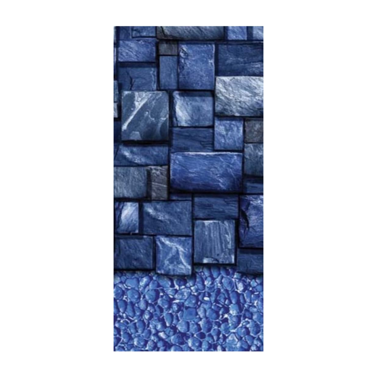 18' Round Blue Slate 52" Ez-Bead Liner, Standard Gauge