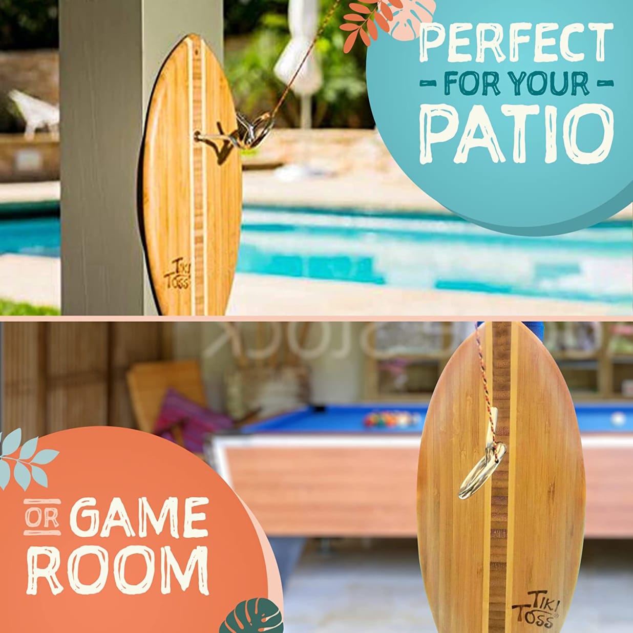 Tiki Toss Ring Toss Game