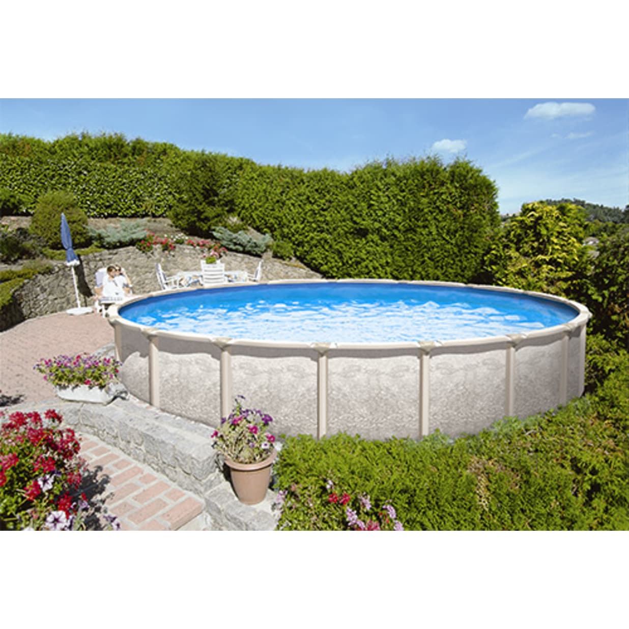Magnus 18'X33' Oval, 54" Deep Above Ground Pool
