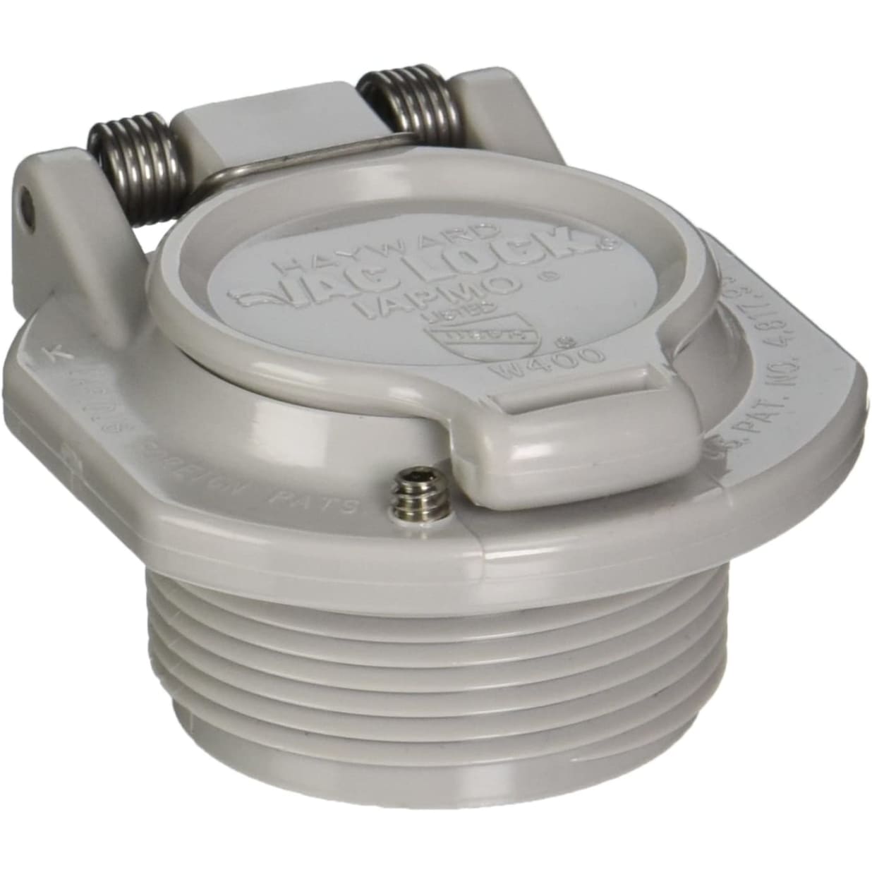 Vacuum Lock Safety Wall Fitting Replacement, Light Gray