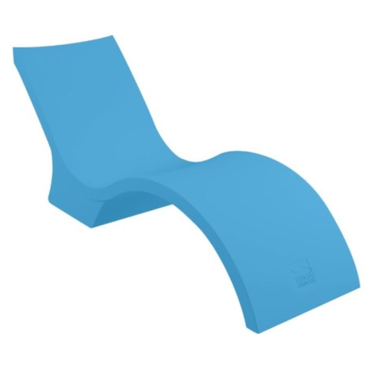 Light Blue Signature Chaise Deep For 10-15" Water Depth