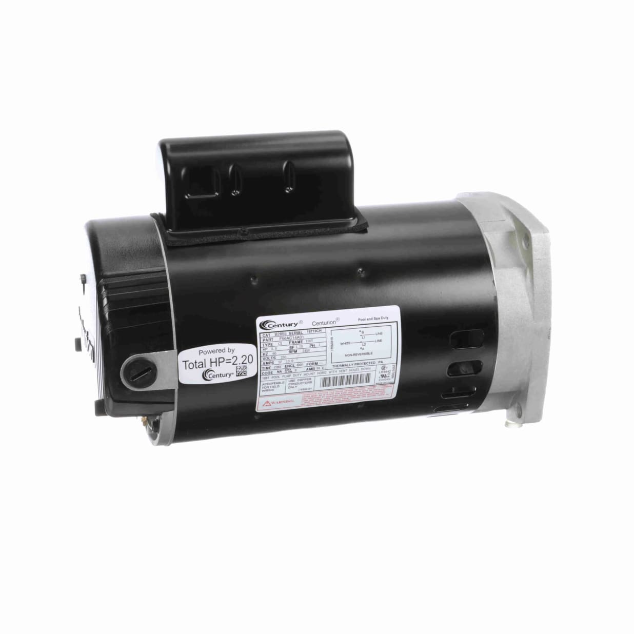 Frame ODP Square Flange Pool & Spa Pump Motor 2HP 230V UR