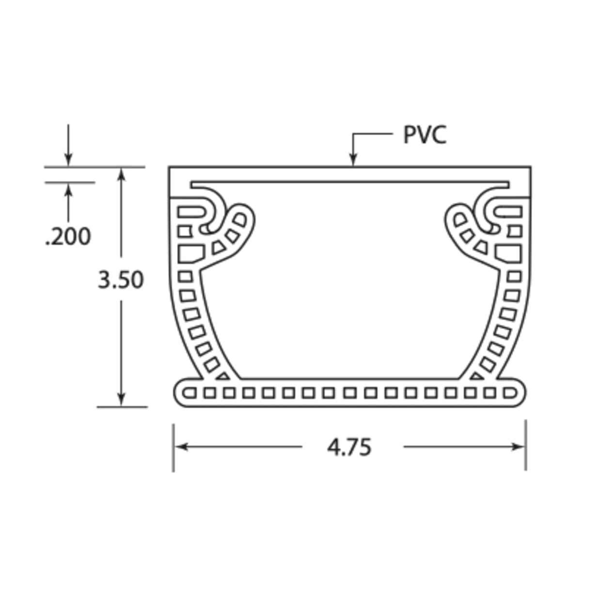 PVC Down Adapter Fitting for Flowmaster Commercial Drain