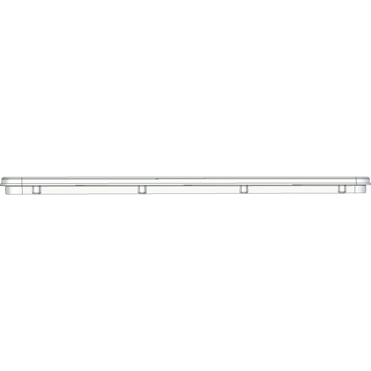 32-Inch PVC Channel Drain Cover & Frame, White