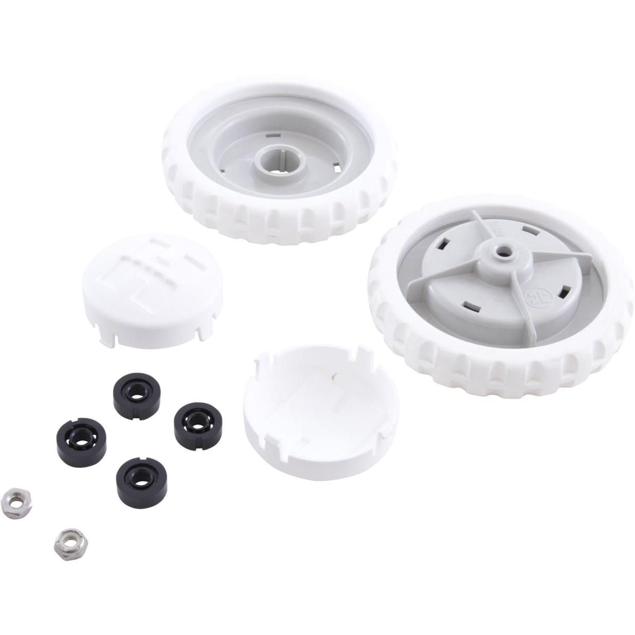 Rear Wheels w/ Bearings, Nuts & Hubcaps (After 6/06) - 2 Required