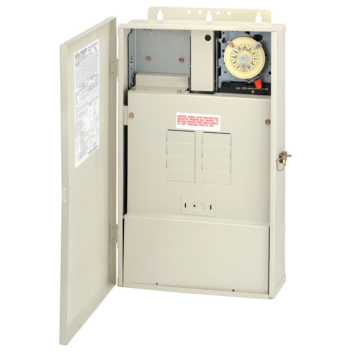 100 Amp Load Center With 100 Watt Transformer And T104M Mechanism, 8-Breaker Spaces