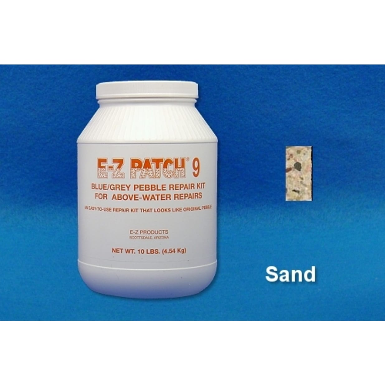 10 Lb E-Z Patch 9 Pebble Plaster Repair, Sand Color