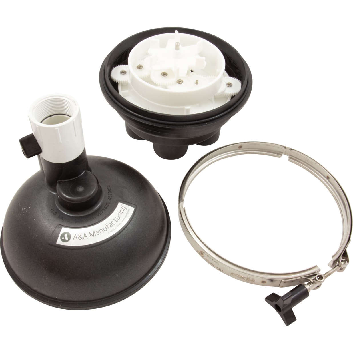 1-1/2'' 5-Port Top Feed T-Valve with QuikStop