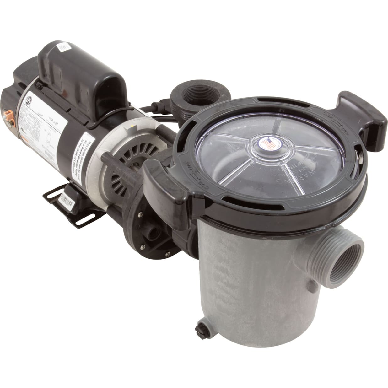 Hi-Flo II Above Ground Pool Pump and Trap with 3' NEMA Cord .95HP