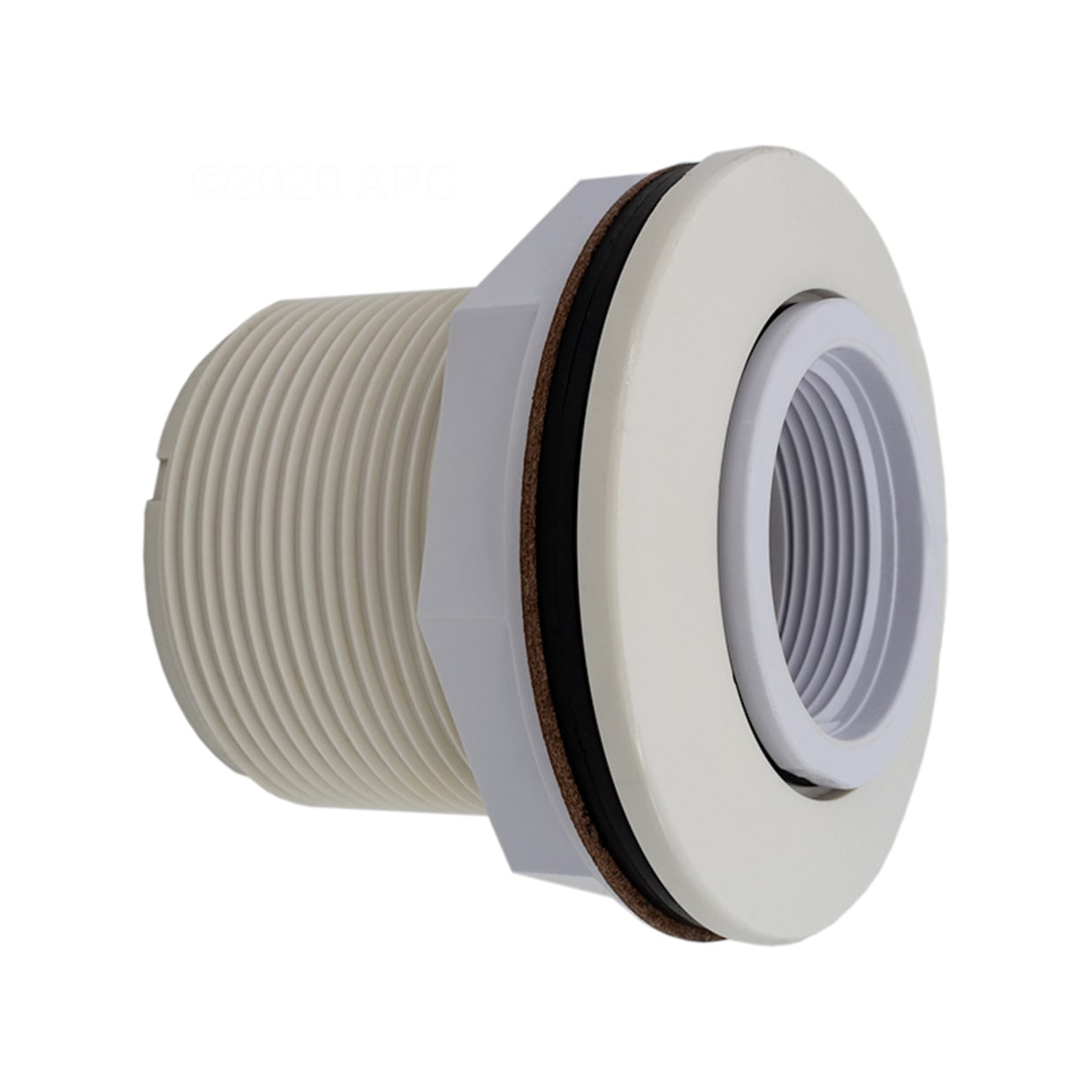 2" SKT White Return Fitting
