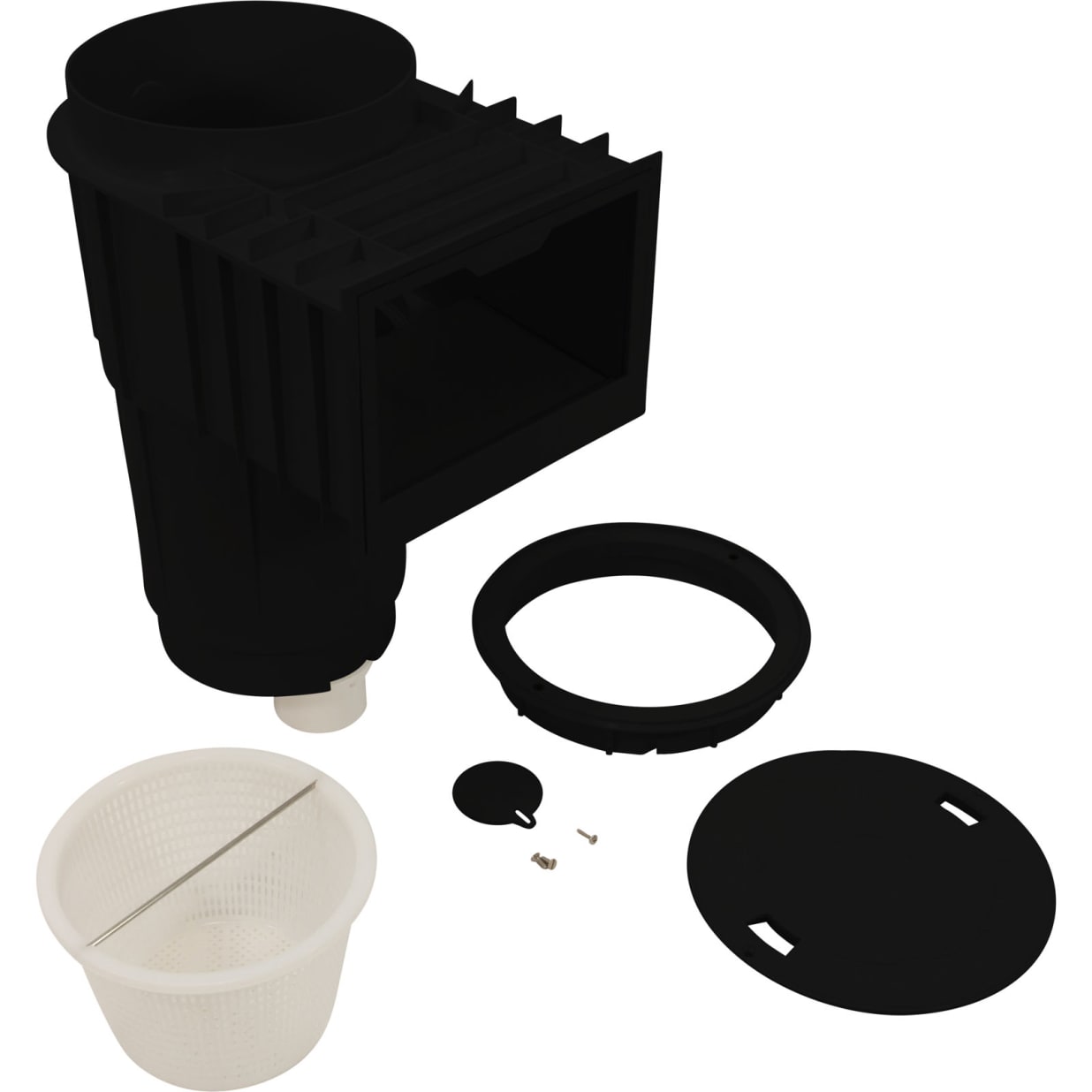 2" SKT Gunite SkimMaster Skimmer, Black