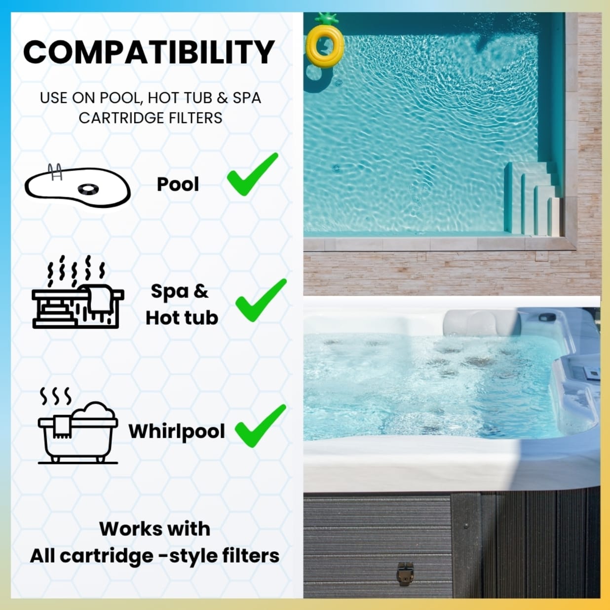 Filter Cleaner Spray N' Rinse – 1 Quart | Revives Old Pool Filters, Removes Dirt, Grime & Oils | Easy Spray-On Formula for Cartridge & DE Filters – No Soaking Required