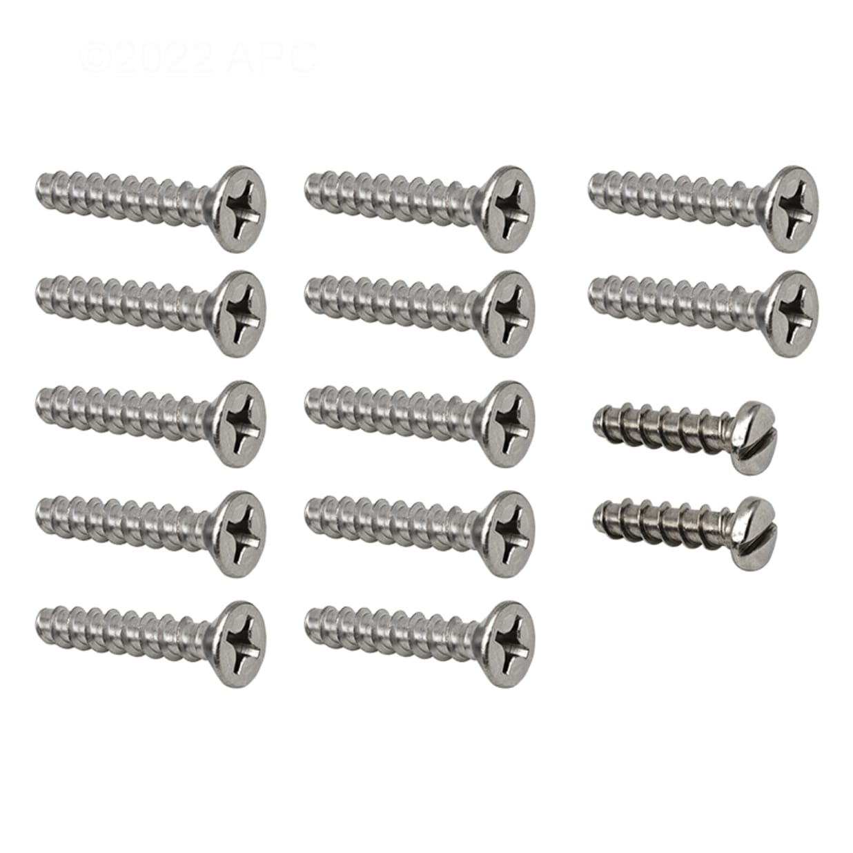 Faceplate Screw Set 1-1/4"